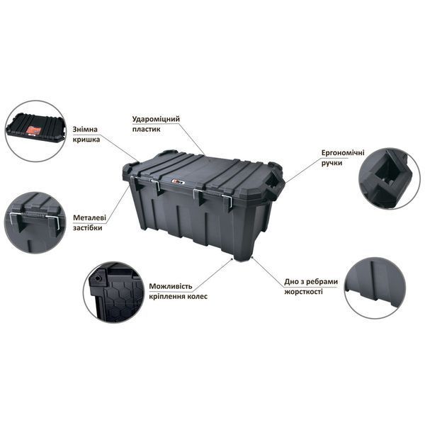 SIGMA Контейнер для інструменту 60 л Profi 801&times;383&times;325 мм ULTRA 7402492 фото