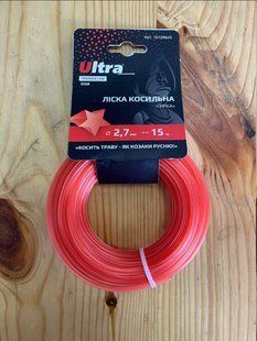 ULTRA Ліска для тримера Зірка &Oslash;2.7мм 15м 10109845 фото
