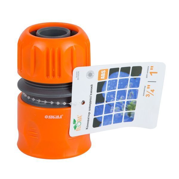 Конектор 3/4" швидкознімний для шланга 1" (ABS) FLORA (5015534) 5015534 фото