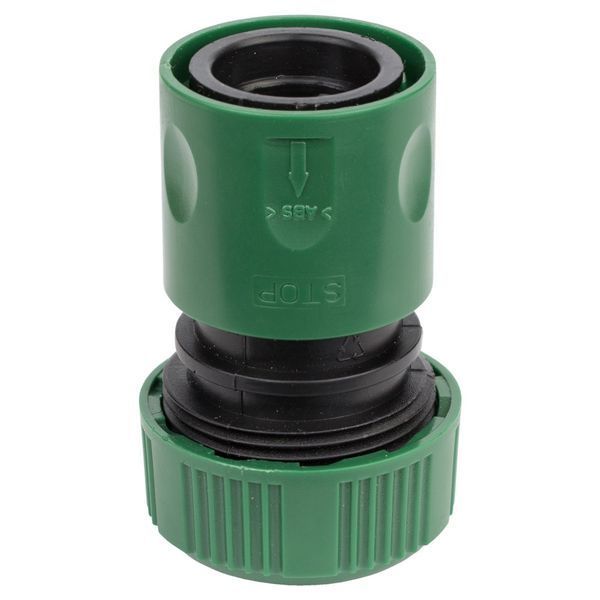 Конектор 1/2" швидкознімний аквастоп для шланга 3/4" (ABS) GRAD (5016125) 5016125 фото