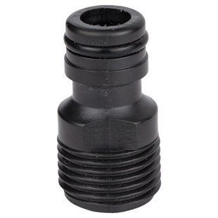 Адаптер для конектора 1/2" з зовнішньою різьбою 1/2" (ABS) GRAD (5016355) 5016355 фото