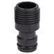 Адаптер для конектора 1/2" з зовнішньою різьбою 1/2" (ABS) GRAD (5016355) 5016355 фото 2