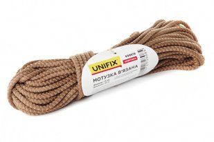 Мотузка в'язана 6мм, 20м ковровка UNIFIX 10282 фото